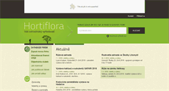Desktop Screenshot of hortiflora.cz