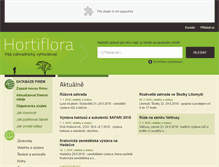 Tablet Screenshot of hortiflora.cz